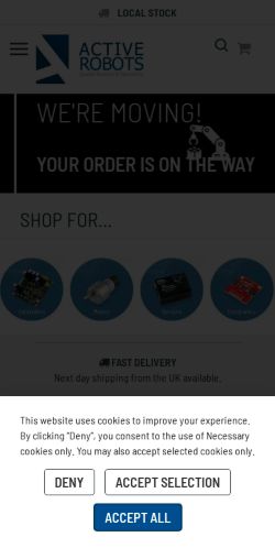 Mobile page screenshot
