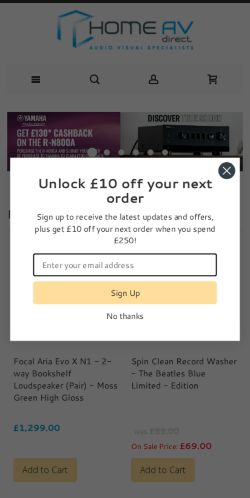 Mobile page screenshot