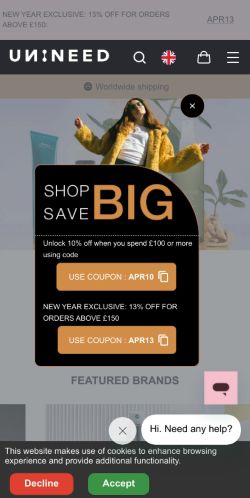 Mobile page screenshot