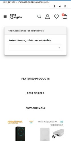 Mobile page screenshot