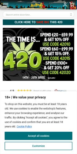 Mobile page screenshot