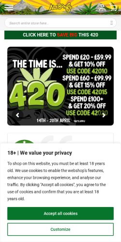 Mobile page screenshot