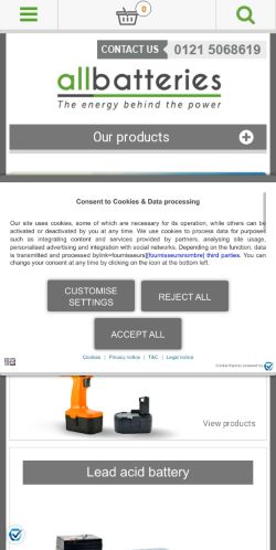 Mobile page screenshot