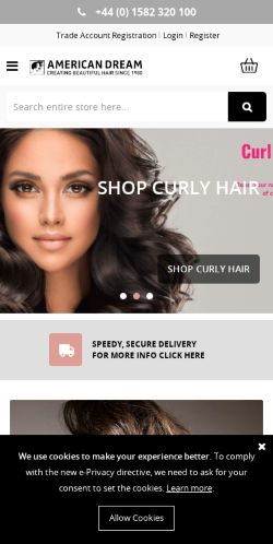 Mobile page screenshot