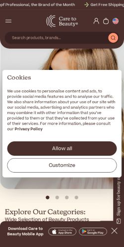 Mobile page screenshot