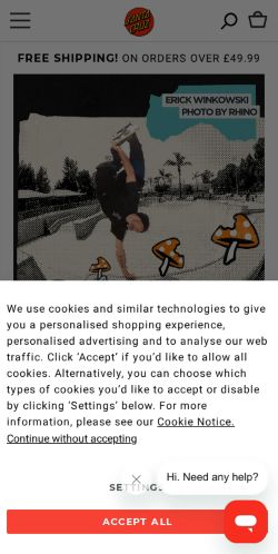 Mobile page screenshot