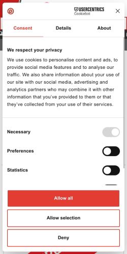 Mobile page screenshot