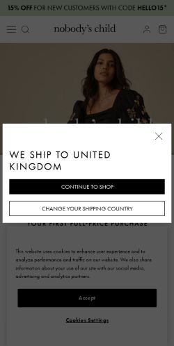 Mobile page screenshot