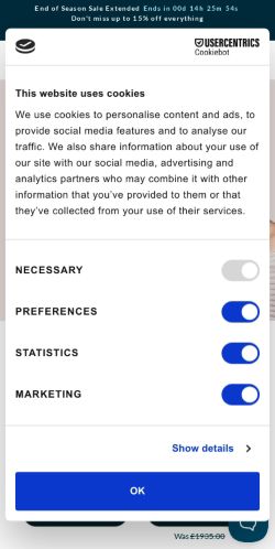 Mobile page screenshot