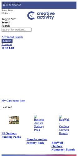 Mobile page screenshot