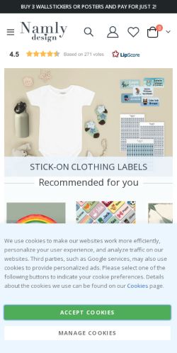 Mobile page screenshot