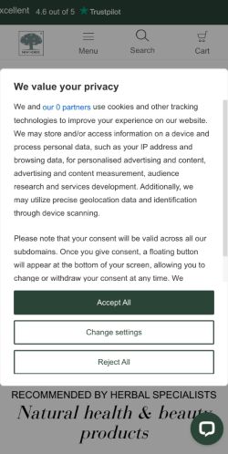 Mobile page screenshot