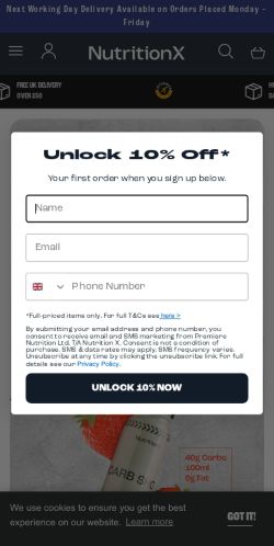 Mobile page screenshot