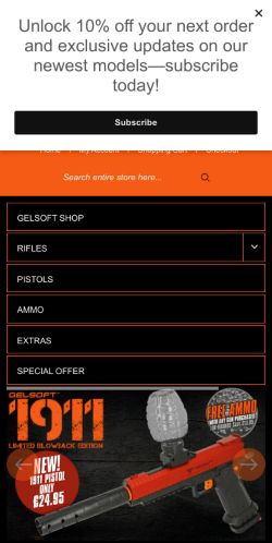 Mobile page screenshot