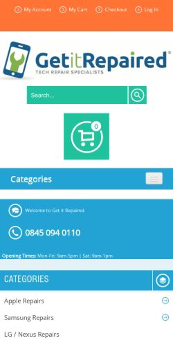 Mobile page screenshot