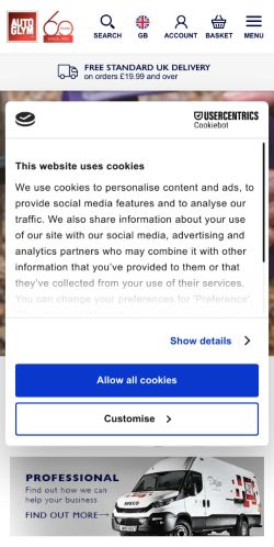 Mobile page screenshot