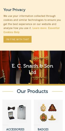 Mobile page screenshot