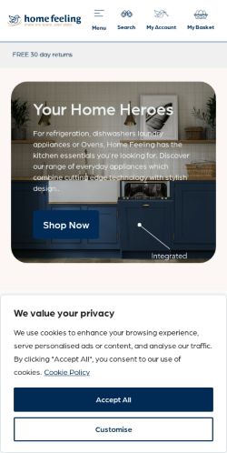 Mobile page screenshot