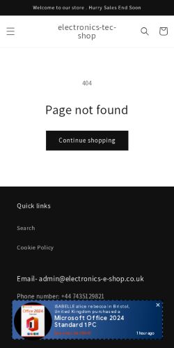 Mobile page screenshot