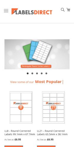 Mobile page screenshot