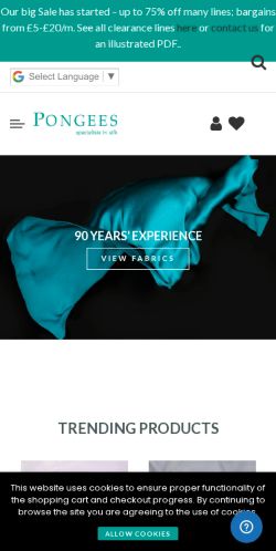 Mobile page screenshot