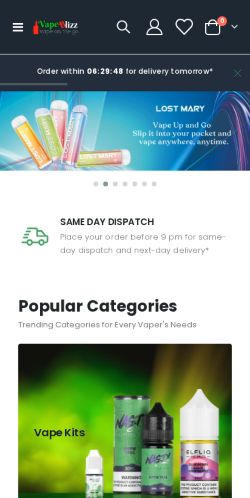Mobile page screenshot