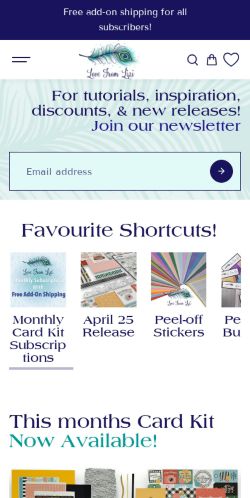Mobile page screenshot