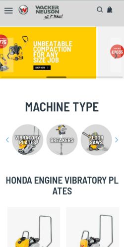 Mobile page screenshot