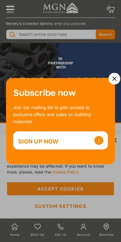Mobile page screenshot