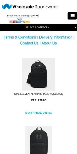 Mobile page screenshot