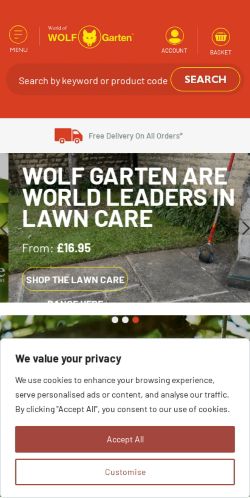 Mobile page screenshot