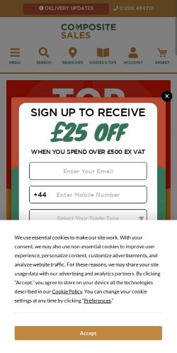 Mobile page screenshot