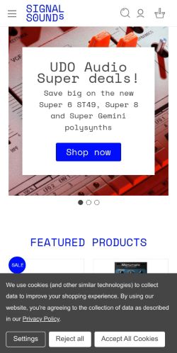 Mobile page screenshot