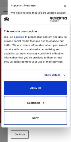 Mobile page screenshot