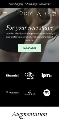 Mobile page screenshot