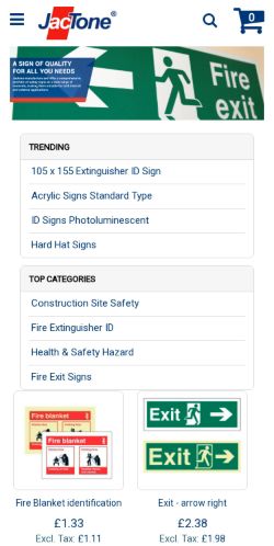 Mobile page screenshot