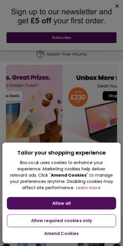 Mobile page screenshot