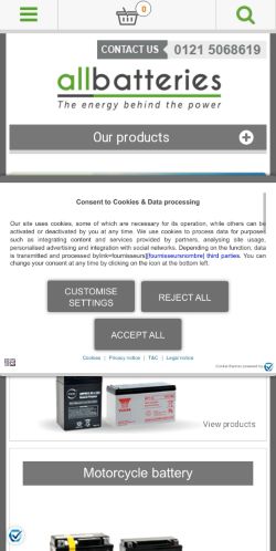 Mobile page screenshot