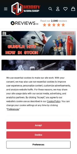 Mobile page screenshot