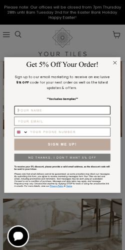 Mobile page screenshot