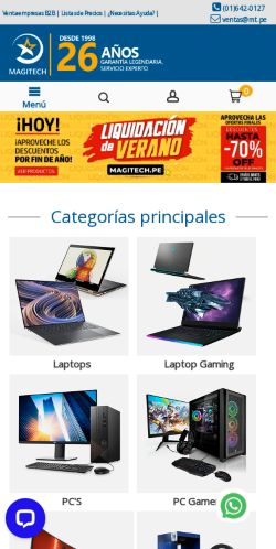 Mobile page screenshot
