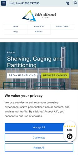 Mobile page screenshot