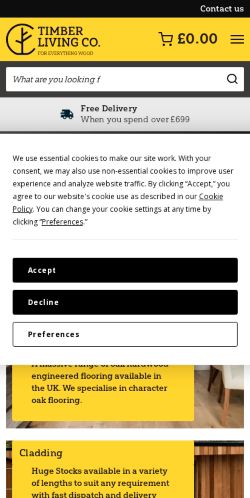 Mobile page screenshot