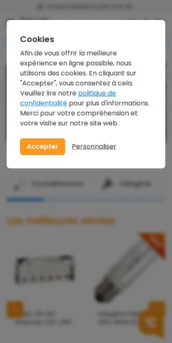 Mobile page screenshot
