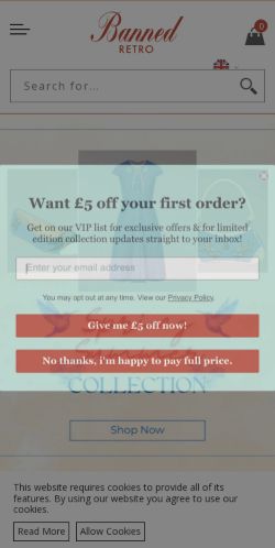 Mobile page screenshot