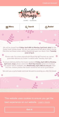 Mobile page screenshot