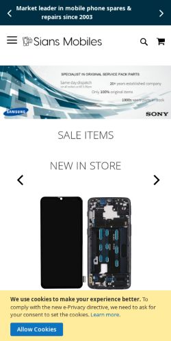 Mobile page screenshot