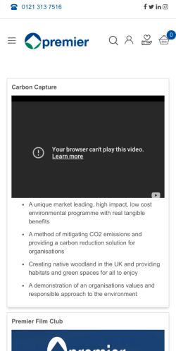 Mobile page screenshot