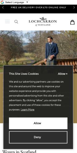 Mobile page screenshot