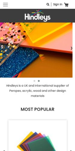 Mobile page screenshot